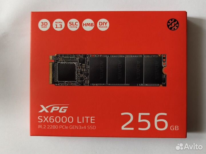 SSD adata XPG 256GB M2 NVMe + клавиатура и мышь