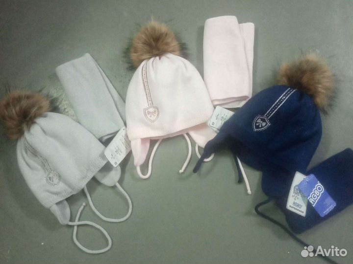 Комплекты детские шапка и снуд