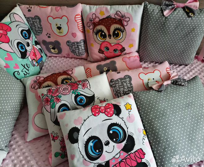 Бортики в детскую кроватку