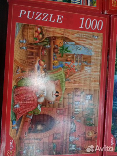 Пазлы почти новые меняю или продаю 1000шт