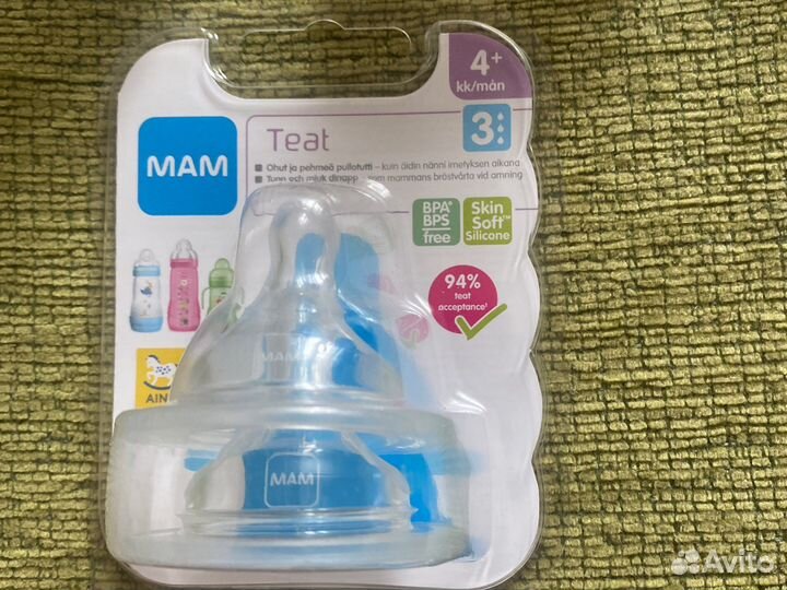 Соска для бутолочки MAM