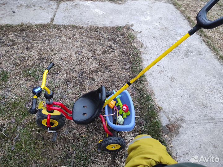 Велосипед с ручкой puky