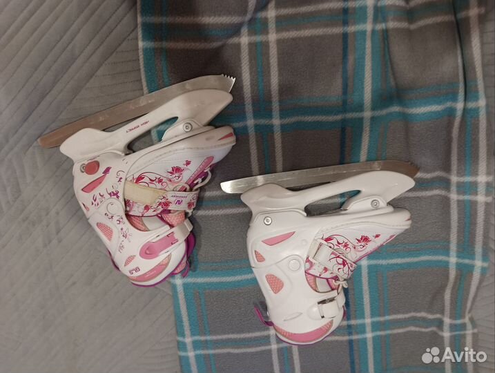 Коньки для девочки раздвижные