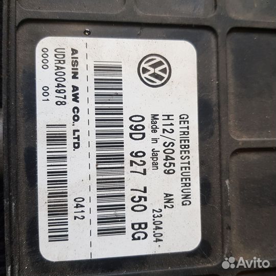 Блок управления АКПП touareg 09d927750bg