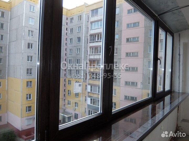 Остекление балконов и лоджий (теплое, холодное)