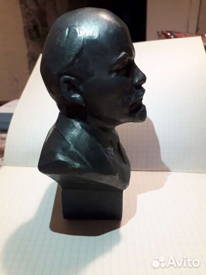 Бюст В.И.Ленина 1960-1980 год / Силумин