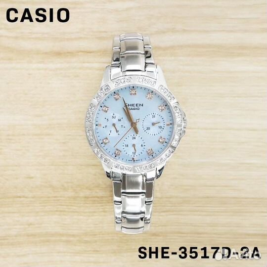 Часы Casio Swarovski Sheen SHE-3517D-2A