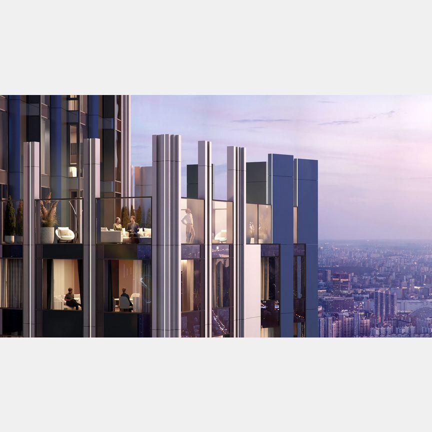 2-к. квартира, 63,4 м², 3/56 эт.