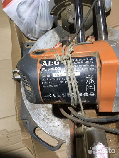 Пила торцевая Аеg