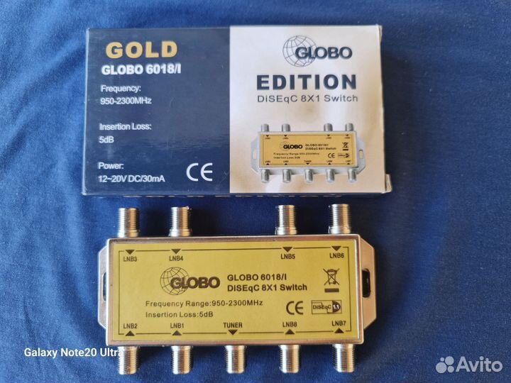 Переключатель Diseqc 8x1 globo 6018/I