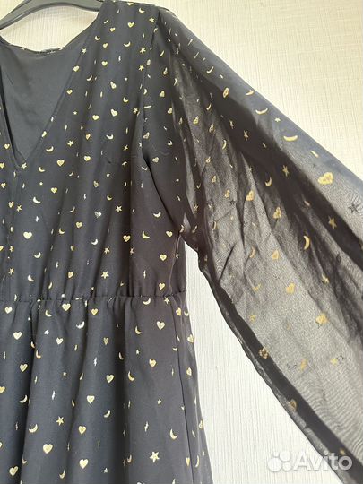 Черное платье Monki L XL