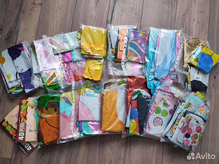 Набор воздушные гелевые шары фольгированные латекс