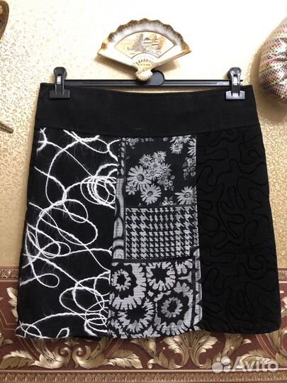 Юбка дизайнерская,Италия,шерсть