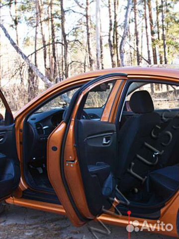 Накладки на пороги KIA RIO 4