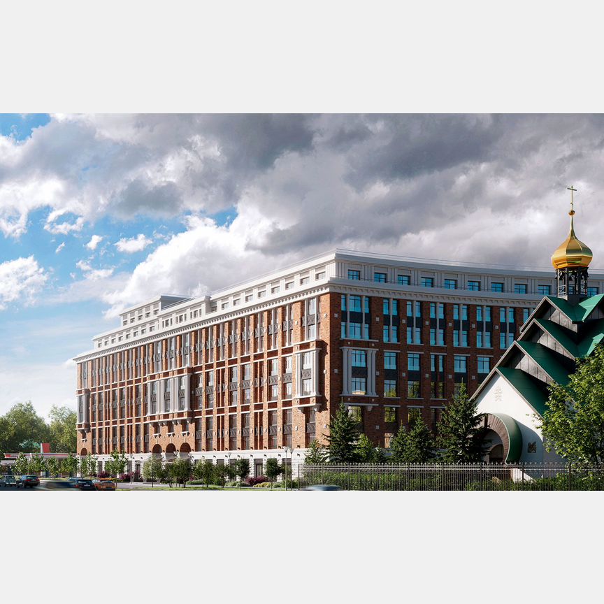 3-к. квартира, 97 м², 2/6 эт.