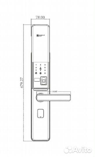 Электронный замок MS X28 (русифицирован)