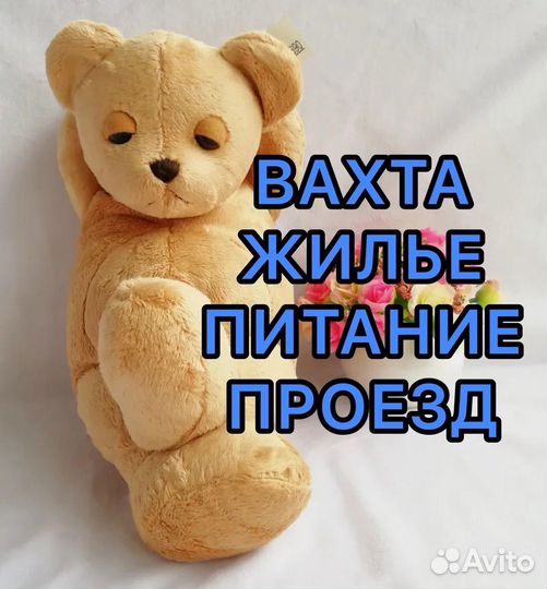 Работа вахтой / разнорабочий на склад