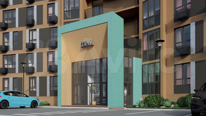 2-к. квартира, 64,7 м², 11/16 эт.