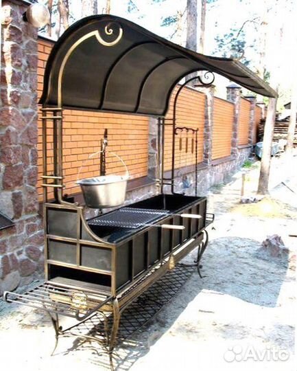 Мангал С крышей