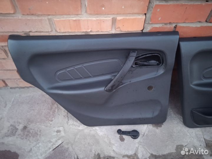 Дверные карты ваз 2114 комплект с ручками