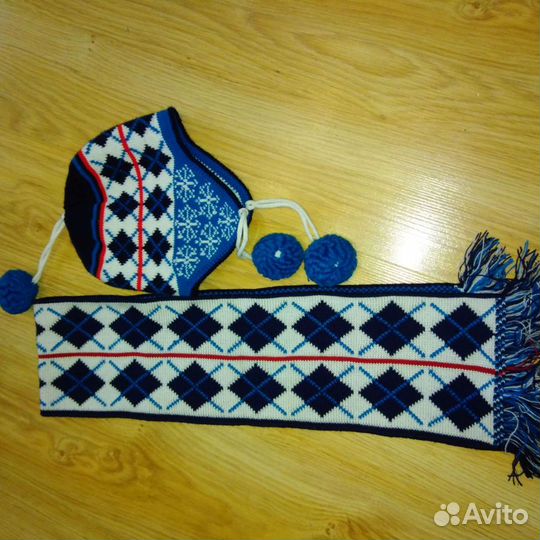 Комплект шапка, шарф
