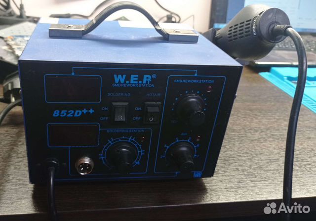 Паяльная станция W.E.P 852D++ на запчасти купить в Санкт-Петербурге ...