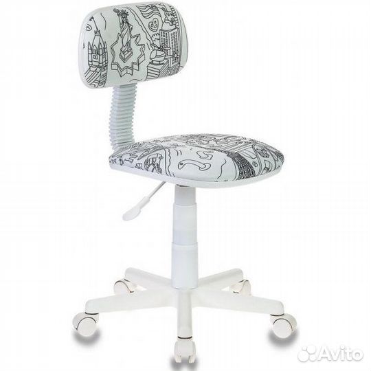 Компьютерное кресло Бюрократ CH-W201NX / PS белое
