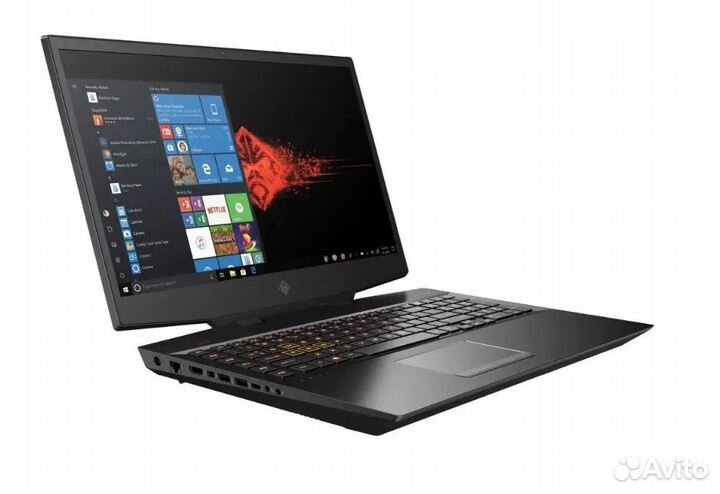 HP 17.3/144 i7-10750H 6я12п RTX2070/8 16Гб 128+1Тб