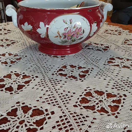 Скатерть вязанная крючком