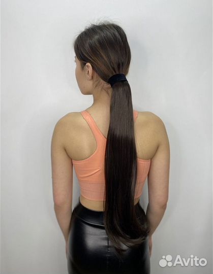 Волосы на заколках 60 см