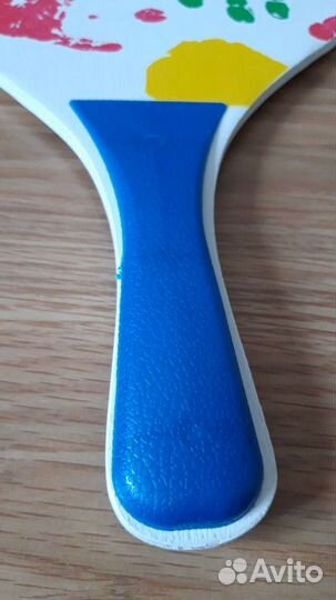 Набор для пляжного бадминтона с деревянными ракетк