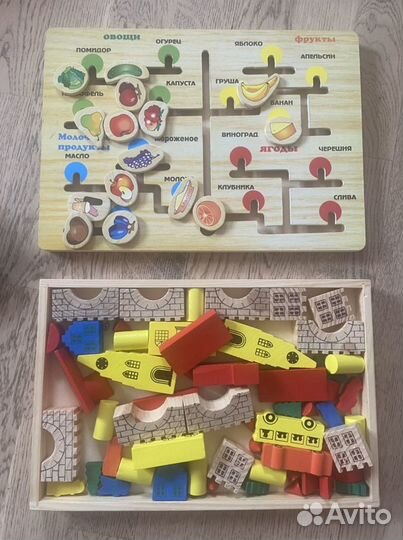 Игрушки из натурального дерева