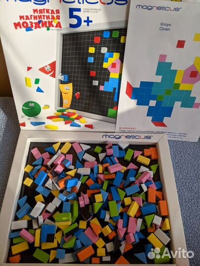 Мозаика детская и кубики (лотом)