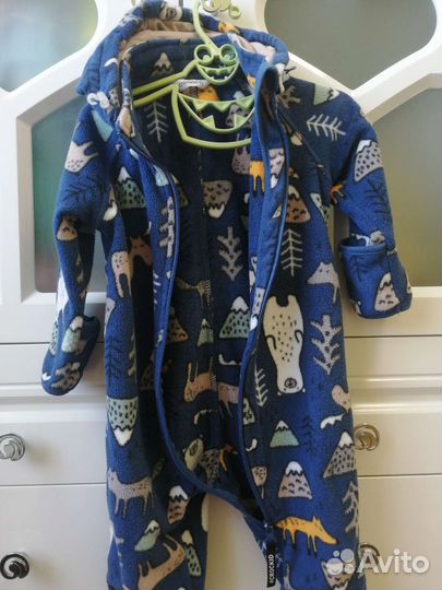 Комбинезон флисовый Crockid, размер 80