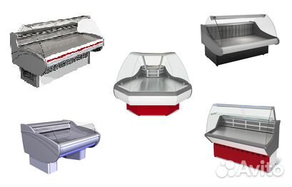 Холодильные витрины новые на складе в Хабаровске