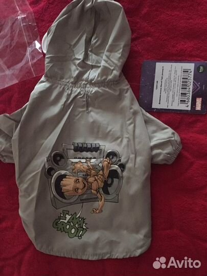 Дождевик для собаки мелких пород