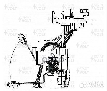 SFM 1413 бензонасос в сборе Hyundai Elantra, K