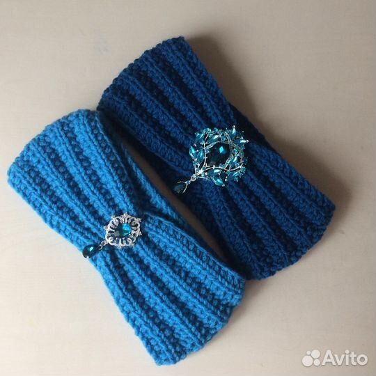 Повязка Чалма с брошкой