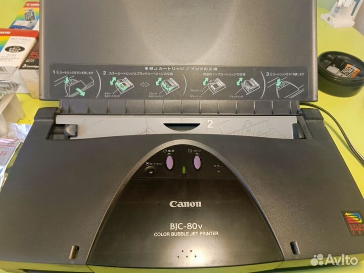 Портативный принтер canon bjc-80v
