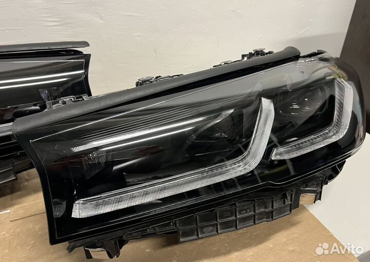 Фары BMW 5 G30 LED adapt shad line рестайл11