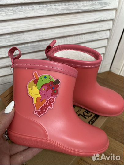 Резиновые сапоги для девочки