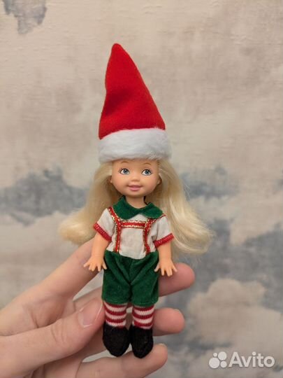 Кукла Келли новогодний Эльф Барби Mattel
