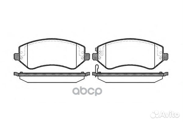 807 02 колодки дисковые п Dodge Caravan/Grand