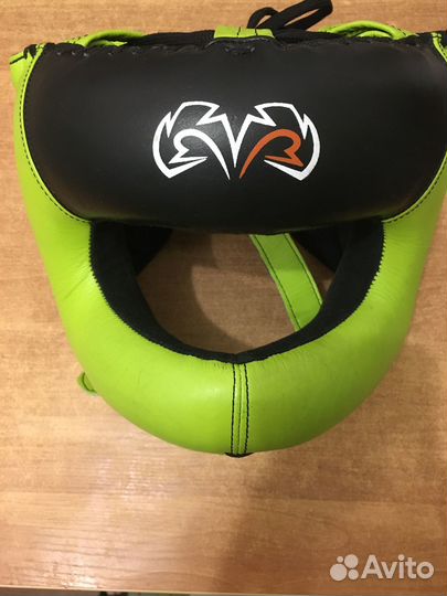 Боксерский шлем с бампером Rival