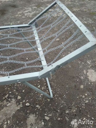 Кровать новая, походная, железная, раскладная
