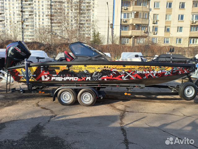 Алюминиевая лодка fishpro XR 4P (Volzhanka)