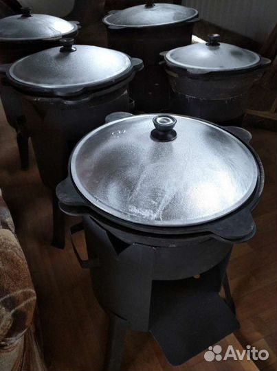 Казан узбекский с печкой