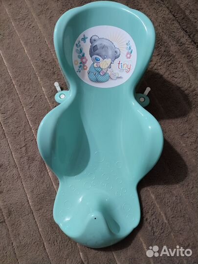 Горка для купания, матрасик, круг