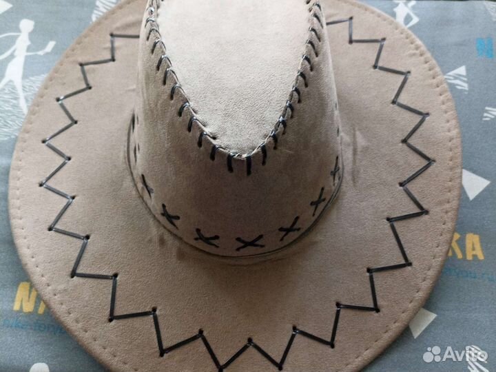 Шляпа мужская ковбойская