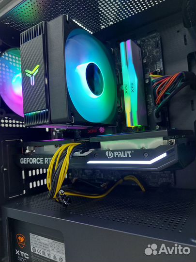 Игровой компьютер мал да удал i3-12100f/RTX 4060